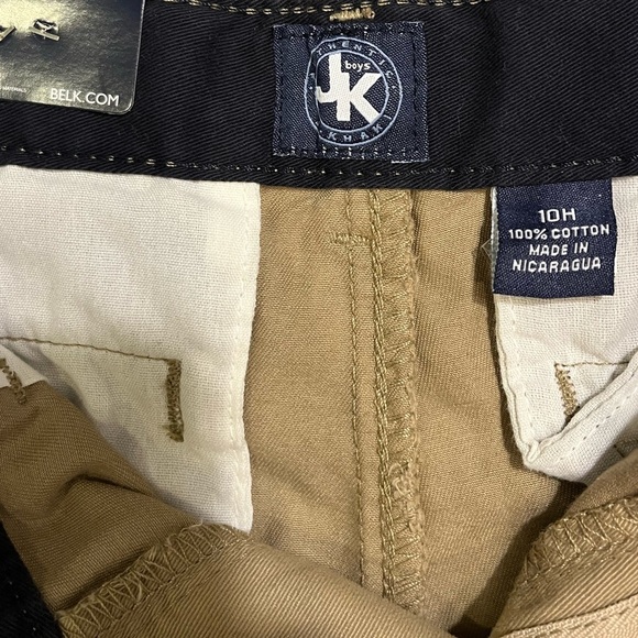 ⭐️ J. Khaki Rugged Tan Boys Pants | Adjustable Waist | Size 10 Husky - Picture 6 of 8